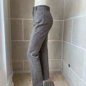 Rene Lezard High Waist Wool Trousers